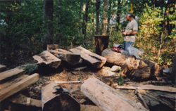 selecting wood